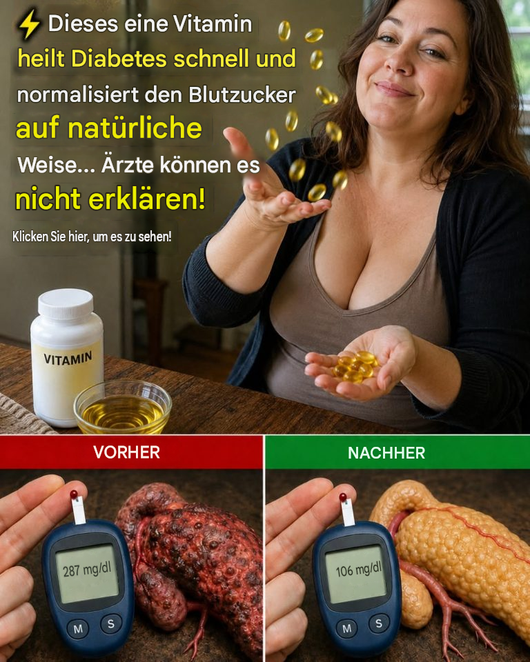 Dieses eine Vitamin zwingt den Blutzucker wieder in den Normbereich
