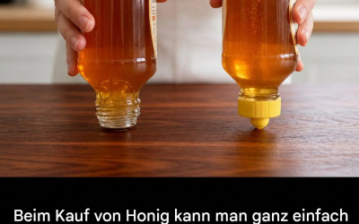 Echter Honig oder geschnittener Honig? Der einfache Trick, um nicht getäuscht zu werden.